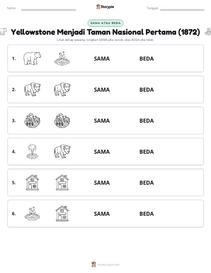 Sama atau Berbeda