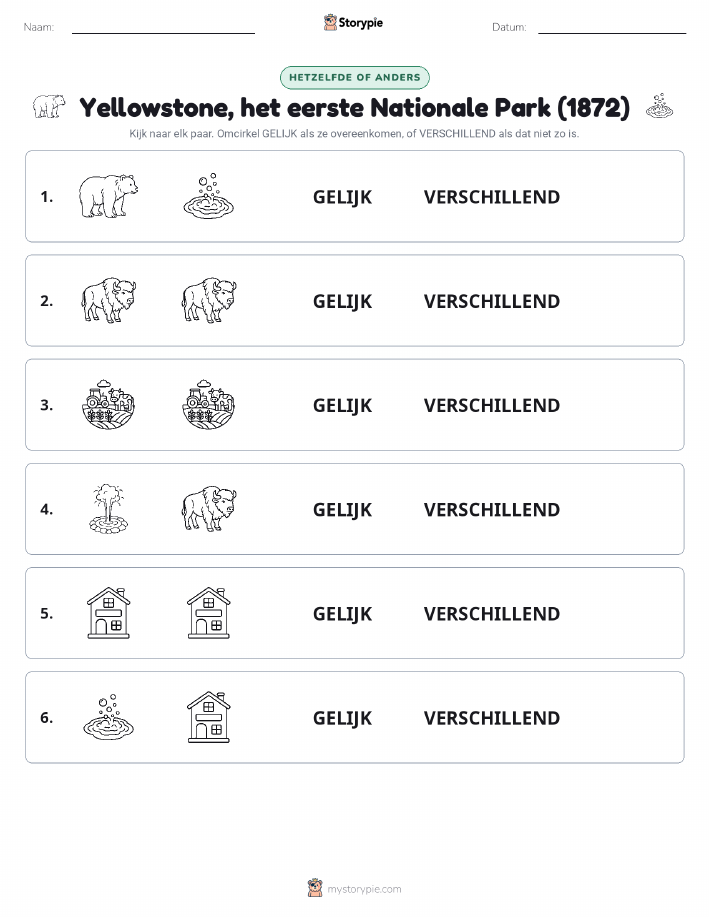Zelfde of Verschillend