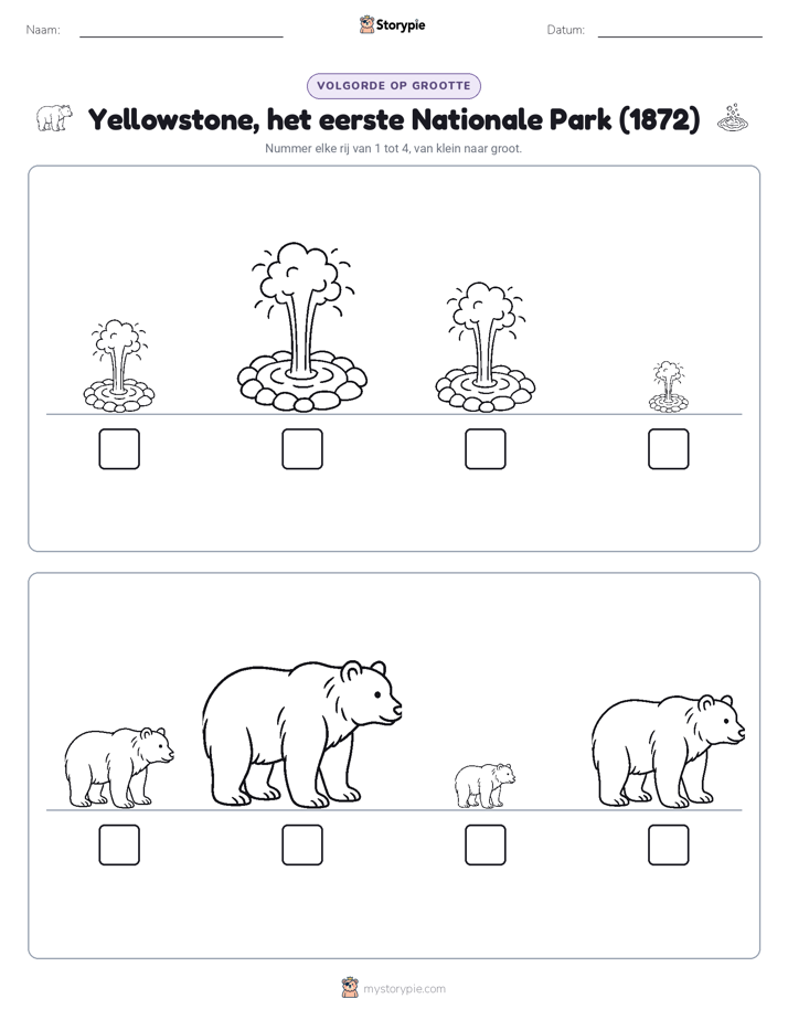Grootte Volgorde
