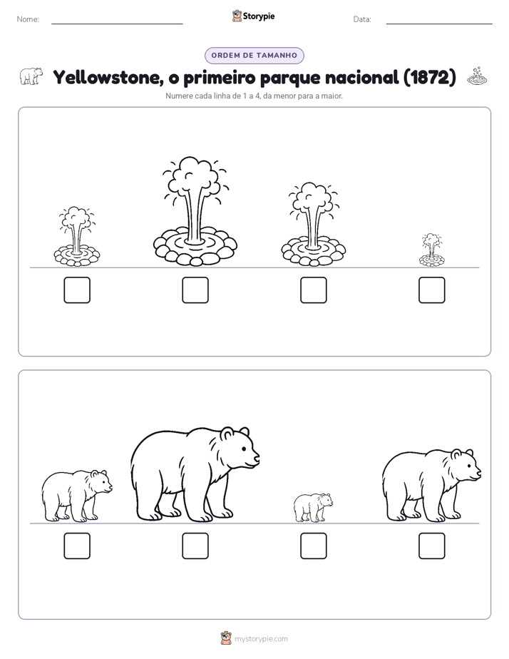 Ordem de Tamanho
