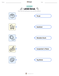 LEGO Brick printable worksheet preview