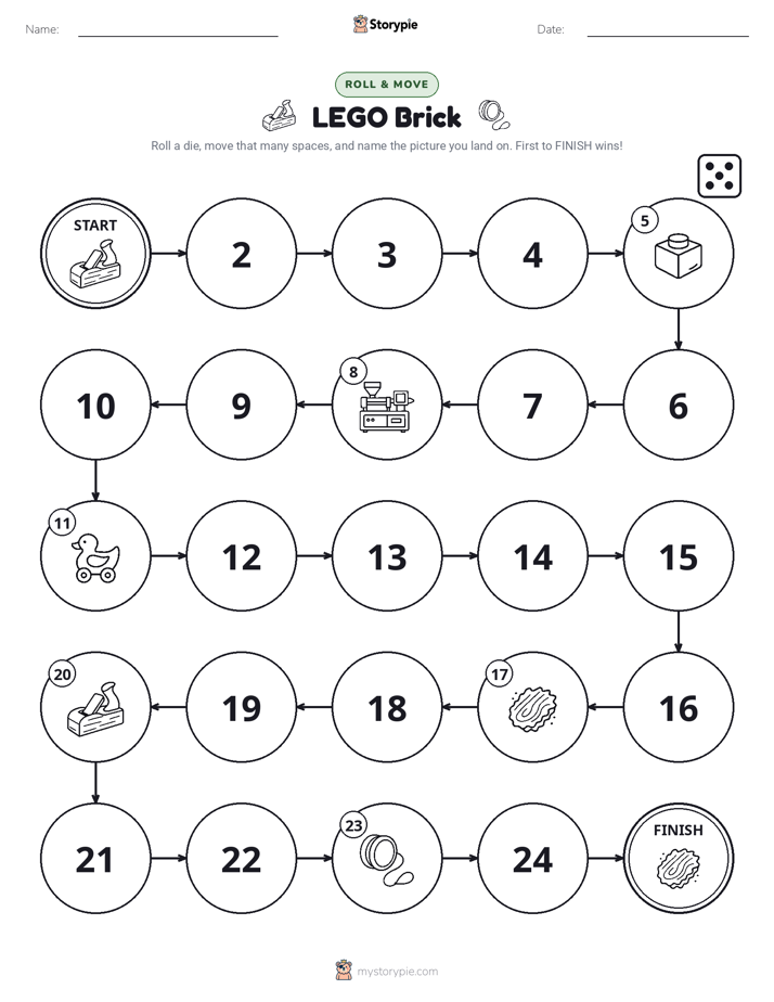 Roll & Move Game