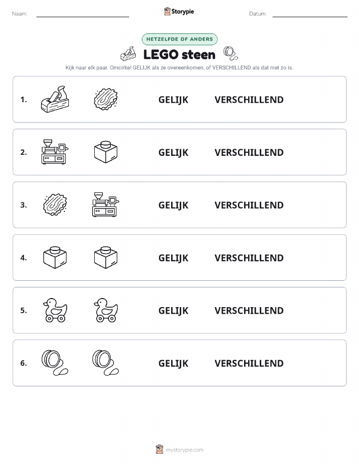 Zelfde of Verschillend