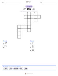 Ship printable worksheet preview