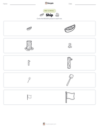 Ship printable worksheet preview