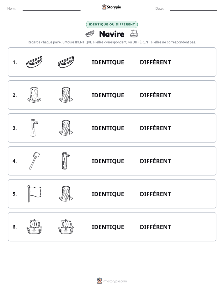 Identique ou Différent