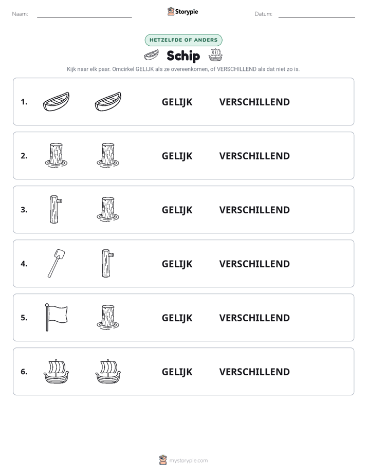 Zelfde of Verschillend