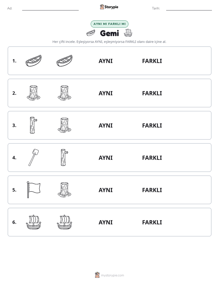 Aynı mı Farklı mı