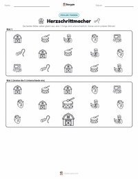 Herzschrittmacher druckbare Arbeitsblatt Vorschau