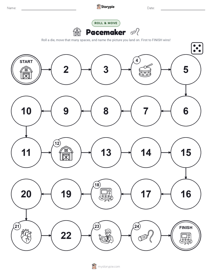 Roll & Move Game