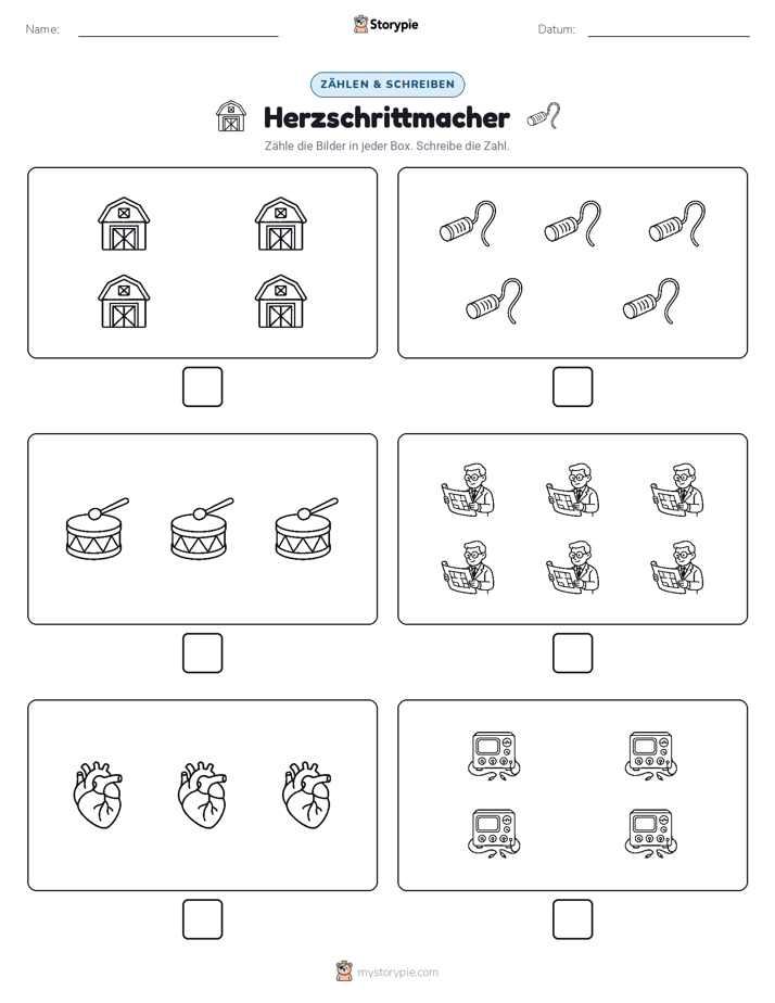 Zählen & Schreiben