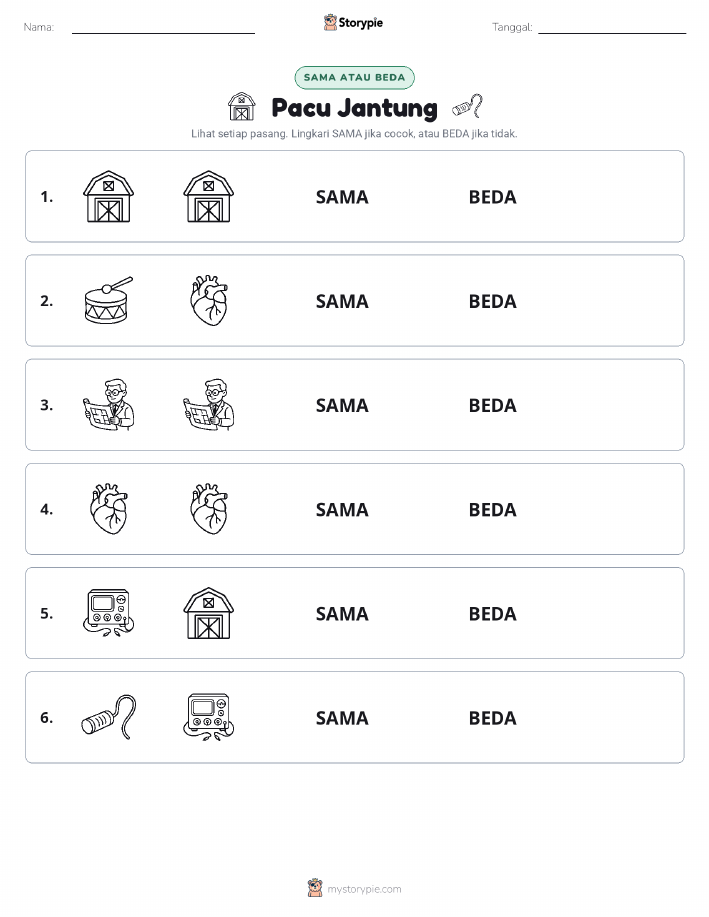 Sama atau Berbeda