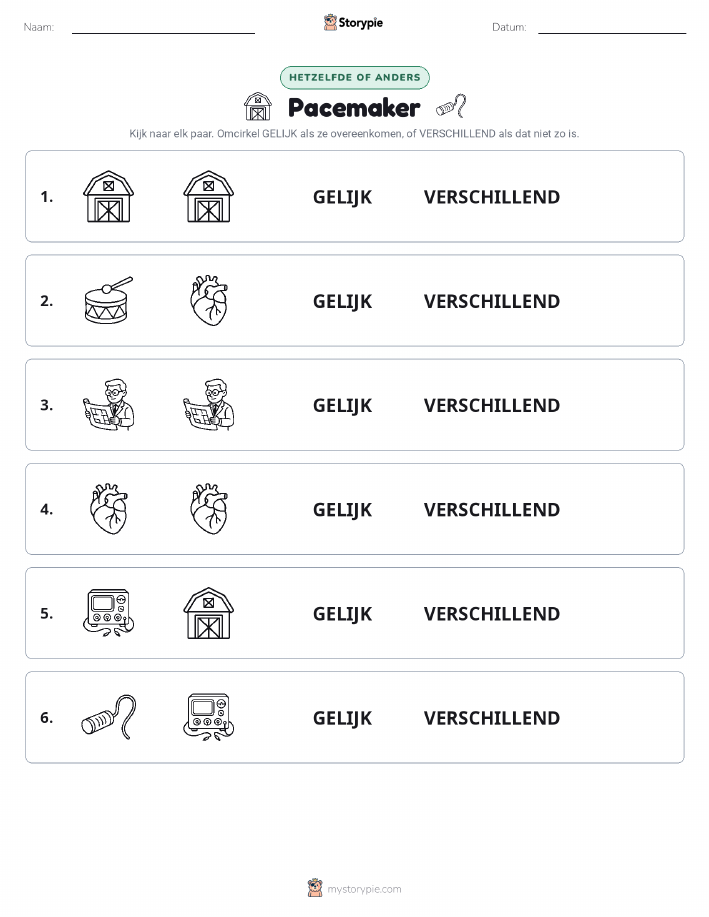 Zelfde of Verschillend