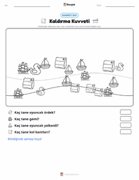 Kaldırma Kuvveti yazdırılabilir çalışma sayfası önizlemesi