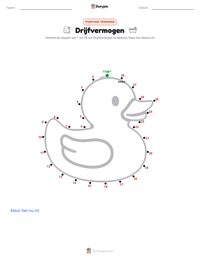 Drijfvermogen afdrukbare werkblad voorbeeld