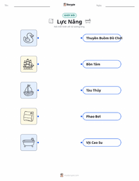 Tài liệu in sẵn Lực đẩy nổi cho trẻ em