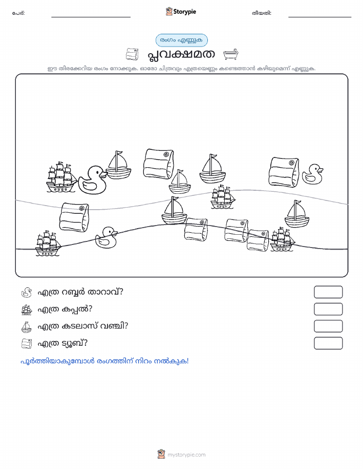 എണ്ണുന്ന ദൃശ്യങ്ങൾ