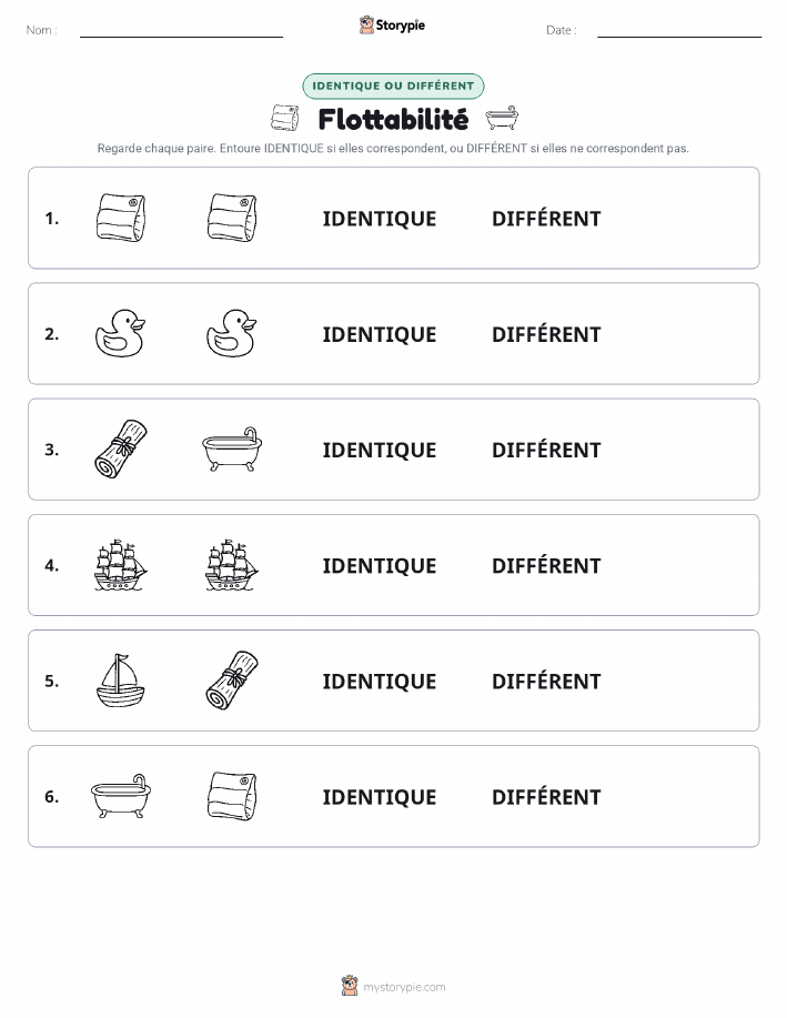 Identique ou Différent