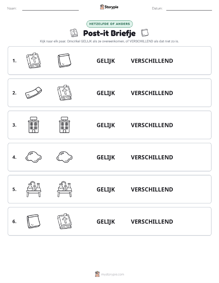 Zelfde of Verschillend