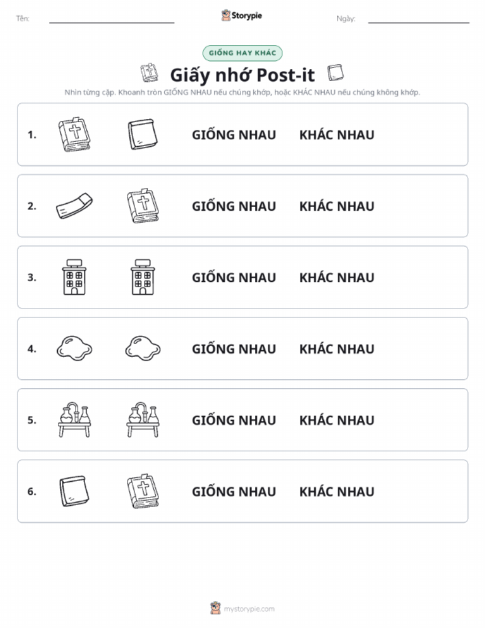 Giống Hay Khác