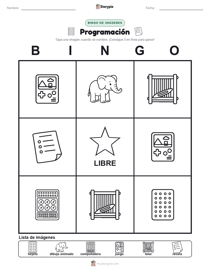 Bingo de Imágenes