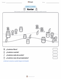 Vista previa de la hoja de trabajo imprimible de Kevlar