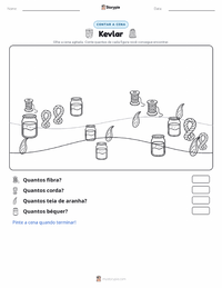 Prévia da folha de atividades imprimível Kevlar
