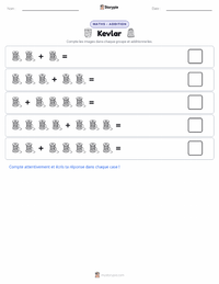 Aperçu de la feuille de travail imprimable Kevlar