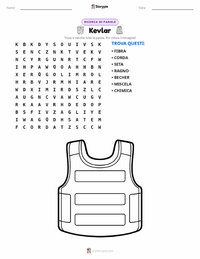 Anteprima della scheda stampabile di Kevlar