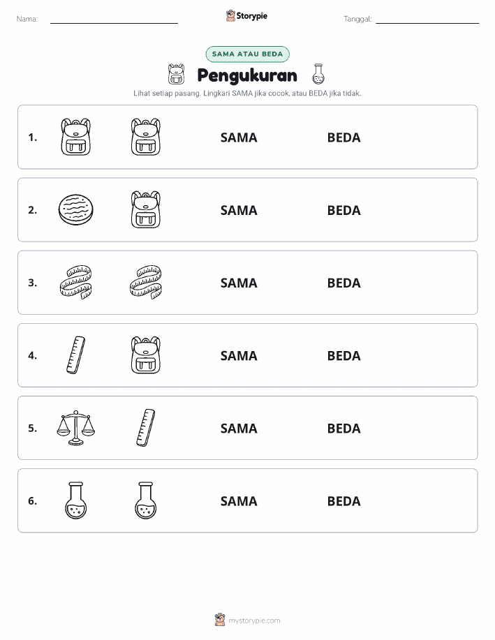 Sama atau Berbeda