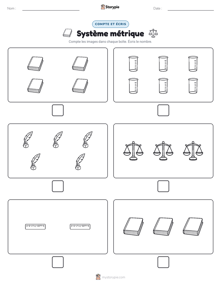 Compter & Écrire