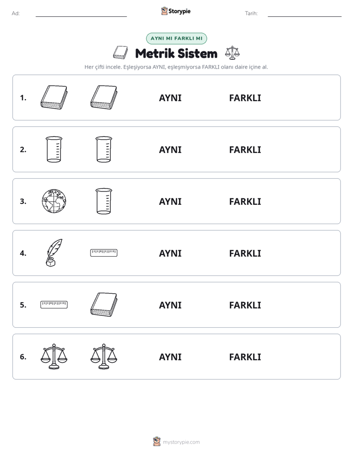 Aynı mı Farklı mı