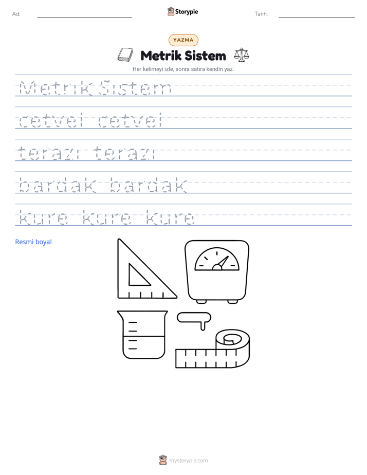 Yazma Pratiği
