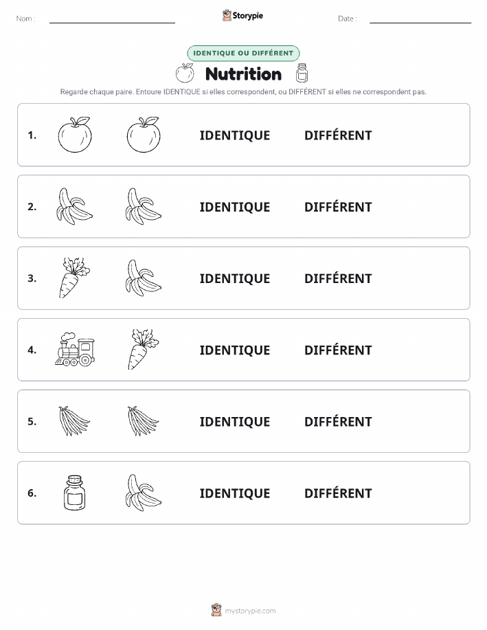 Identique ou Différent