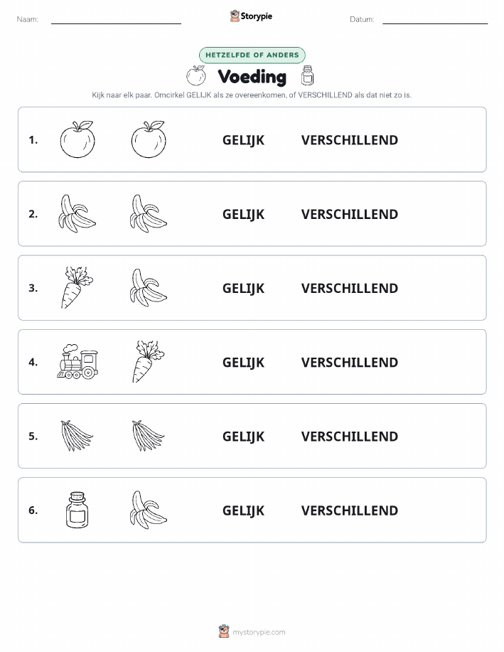 Zelfde of Verschillend