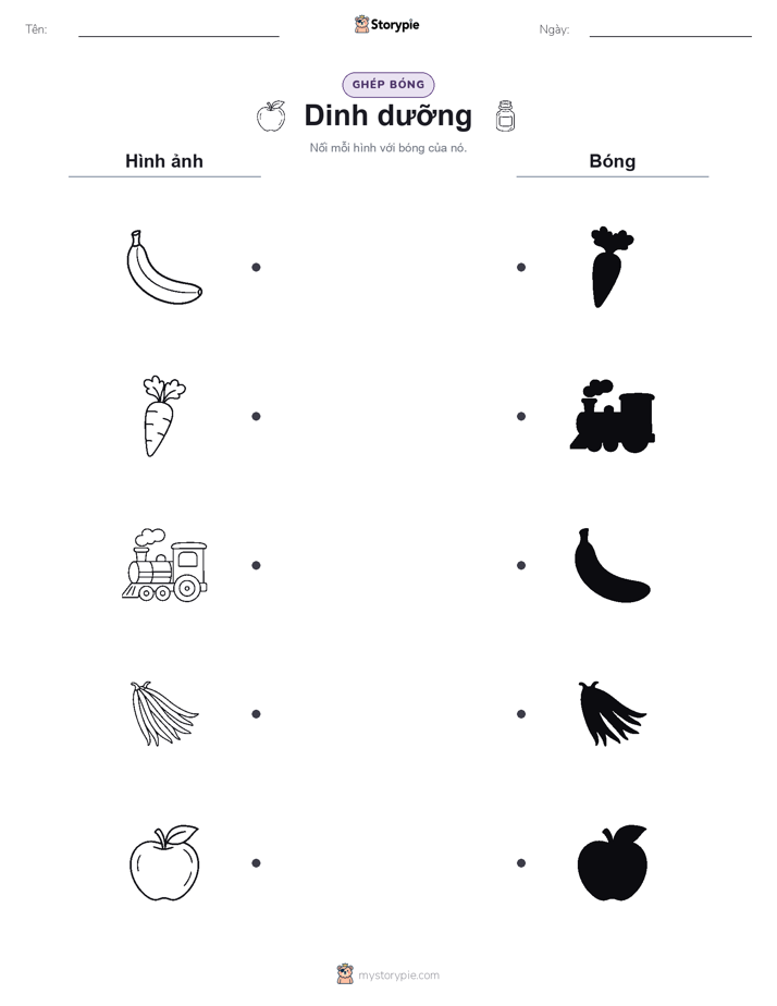 Ghép Hình Bóng