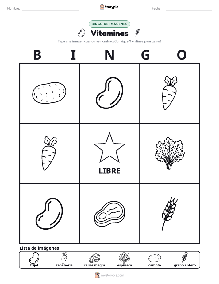 Bingo de Imágenes