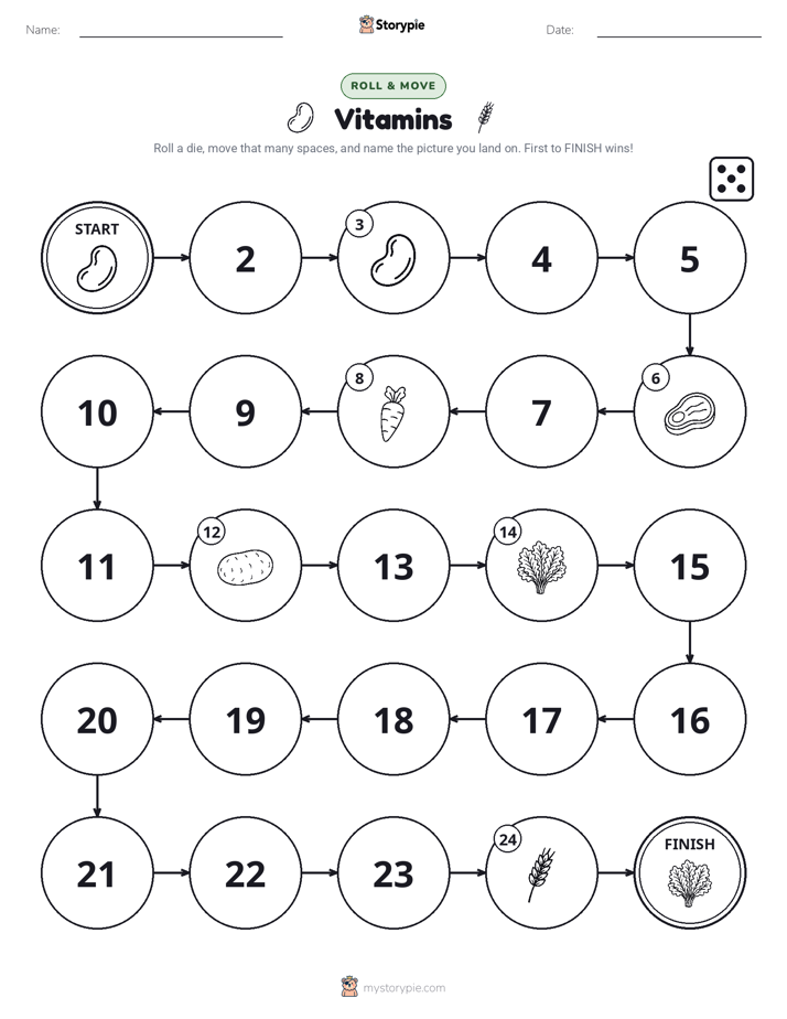 Roll & Move Game