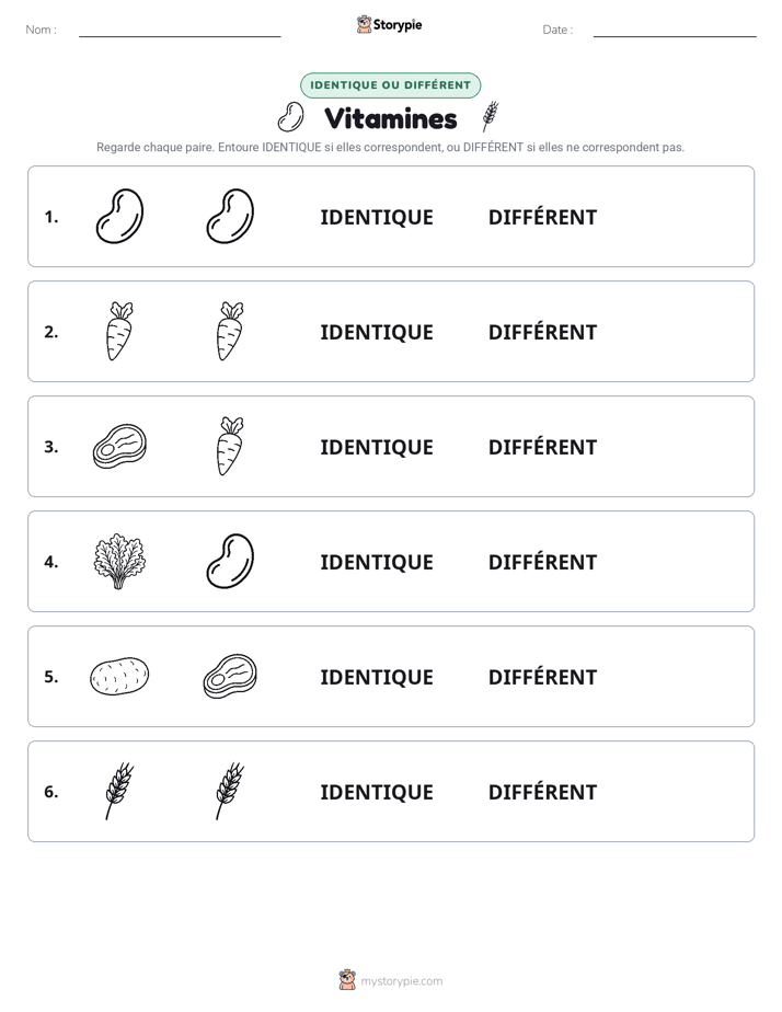 Identique ou Différent