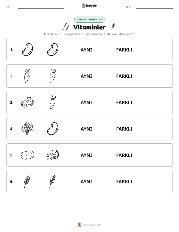 Aynı mı Farklı mı