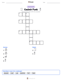 Casimir Funk printable worksheet preview