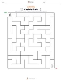 Aperçu de la feuille de travail imprimable Casimir Funk