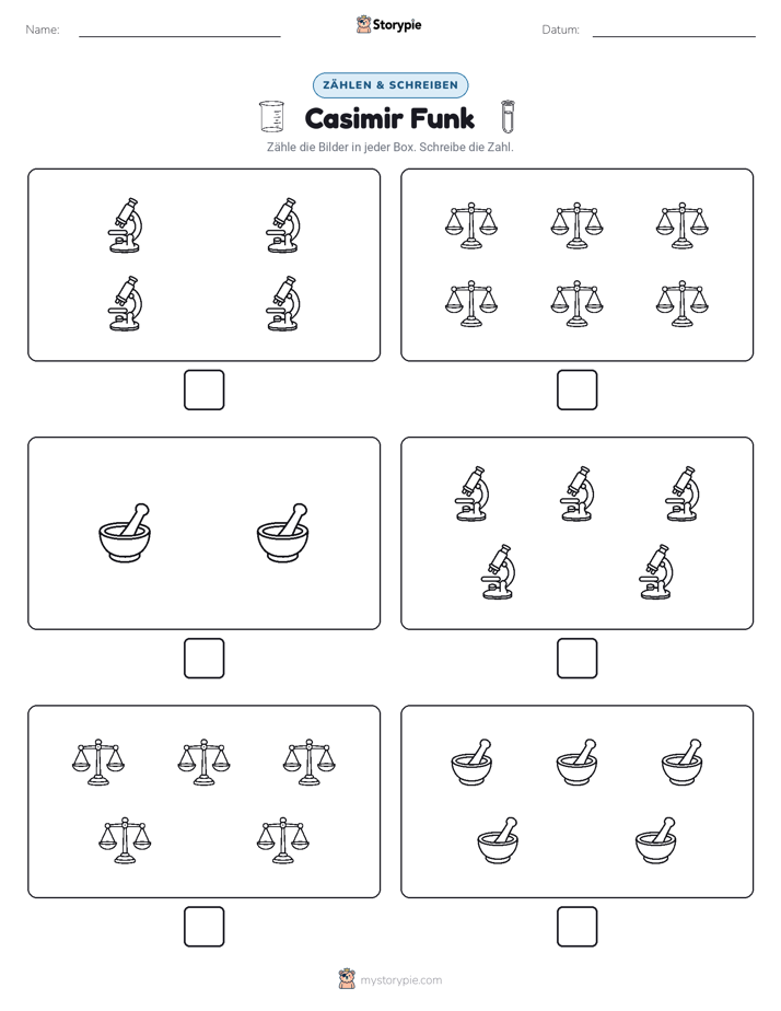 Zählen & Schreiben