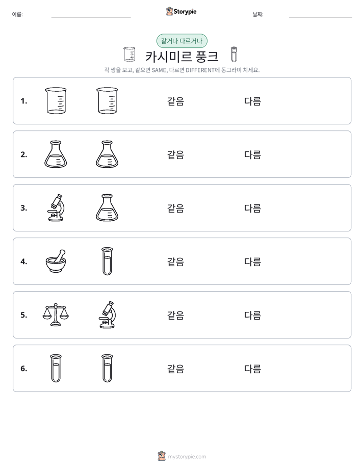 같은 것 또는 다른 것