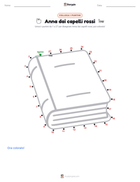Anteprima della scheda stampabile di Anna dai capelli rossi (romanzo)