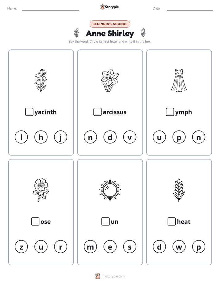 Beginning Sounds