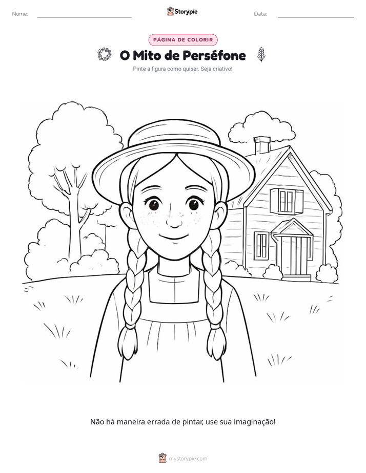 Página para colorir