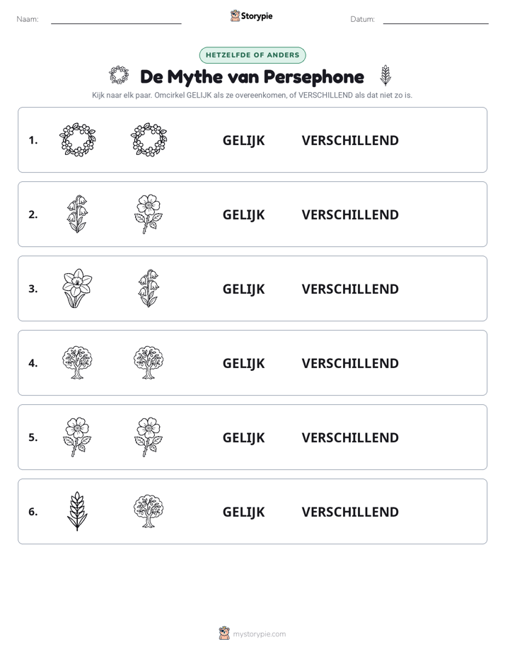Zelfde of Verschillend
