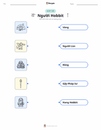 Tài liệu in sẵn Anh Chàng Hobbit cho trẻ em