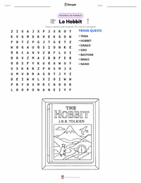 Anteprima della scheda stampabile di Lo Hobbit